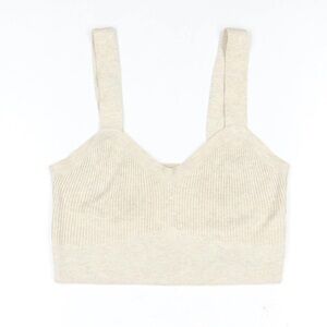 🎀3/$25🎀 Gilly Hicks Ribbed Knit Crop Top in Soft Cream